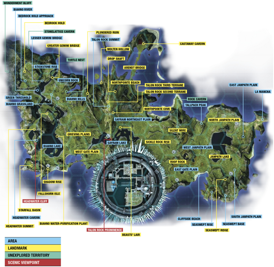 原初荒野 Ter雨天 Map