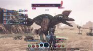 Douglas in combat with photon saber