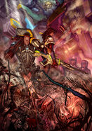 Illustrations of 劳 and 答格 fourth time in the main g img rareengine01